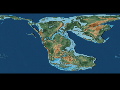 Jura vor 170 Millionen Jahren / 
© EarthByte Group